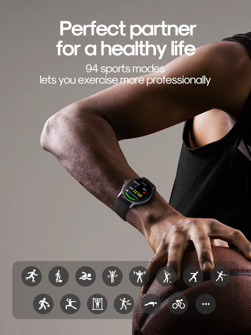 Joyroom Jr-fc1 Classic Series Smart Watch (make/answer Call) Dark Gray