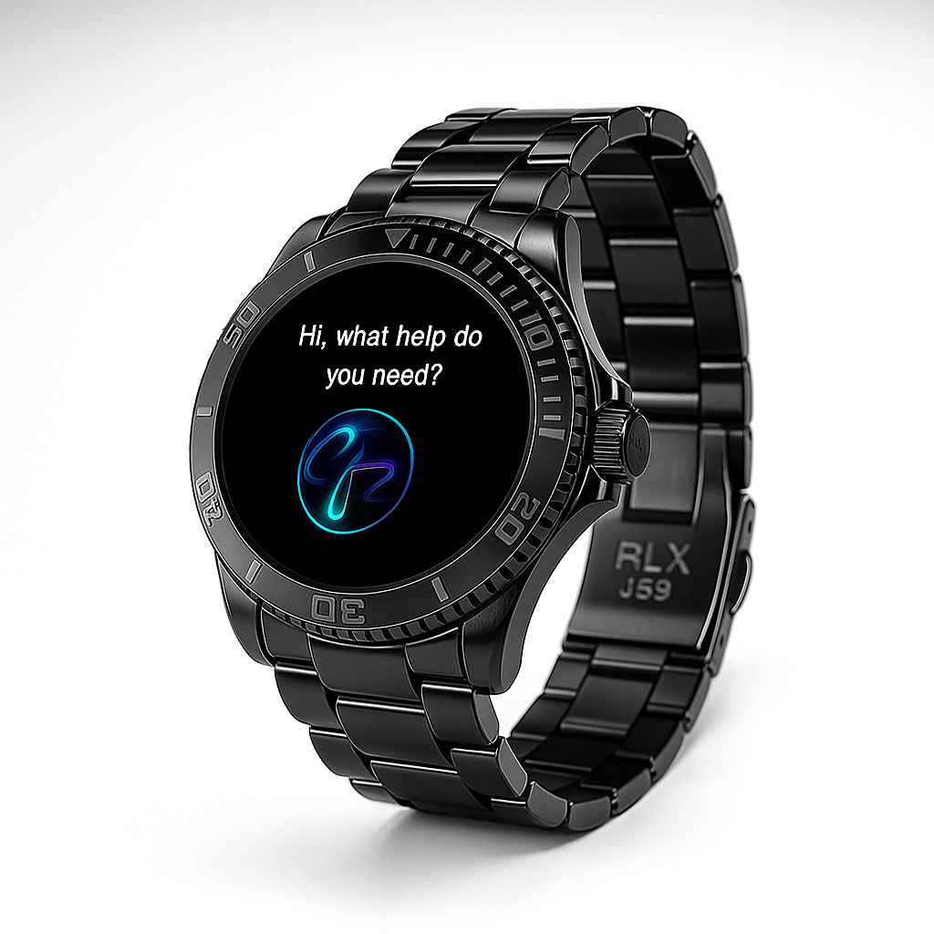 RLX JS9 Sport Smart Watch Bracelet Heart Rate Blood Oxygen Bluetooth Call Message Reminder Full Function Nfc WITH Wearfit Pro APP